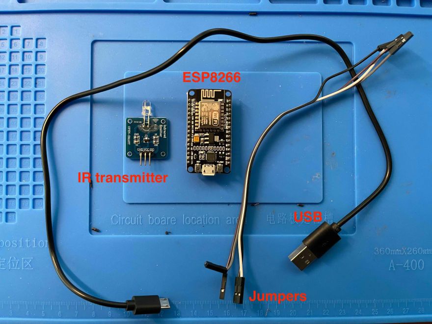 💥 DIY IR Bridge for Home Assistant